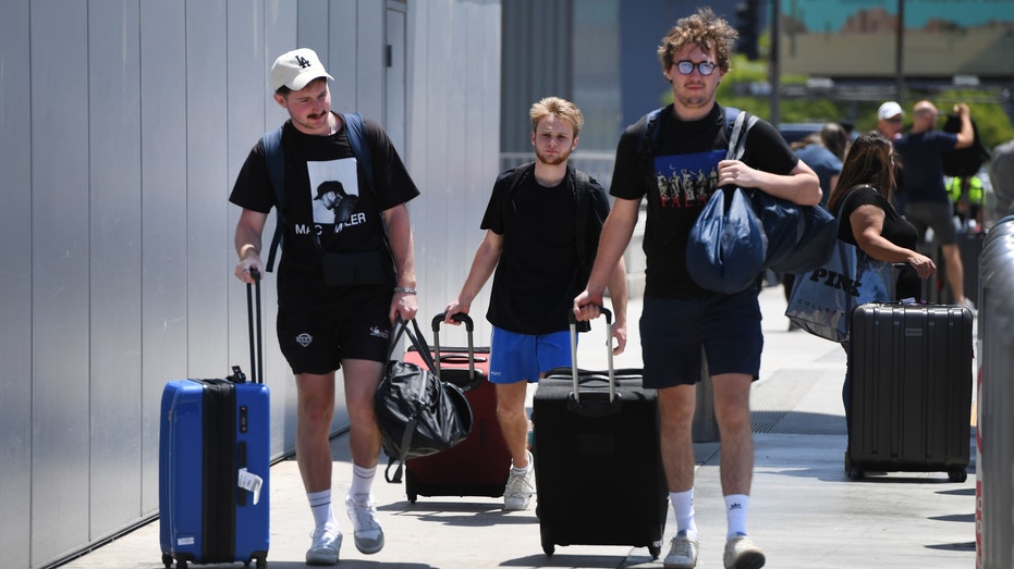 Airport travelers