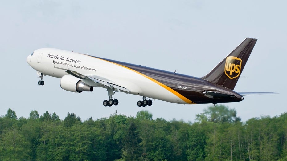 Boeing 767 freighter UPS aircraft