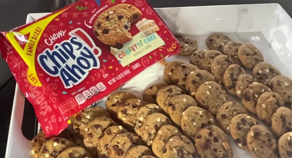 Chips Ahoy! Confetti Cake cookies.