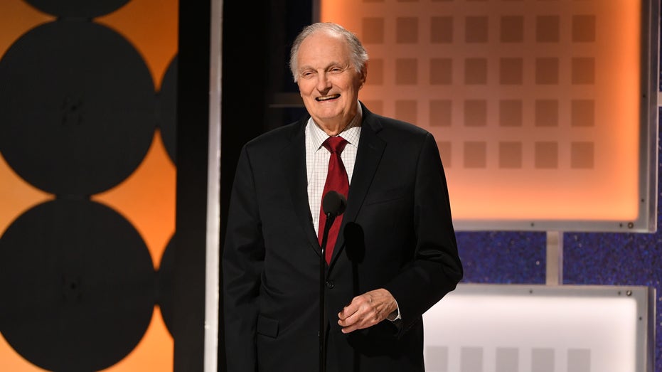 Alan Alda on stage