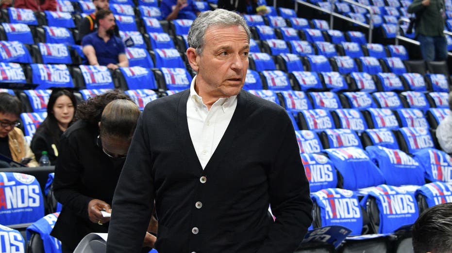 Disney CEO Bob Iger attends an NBA game