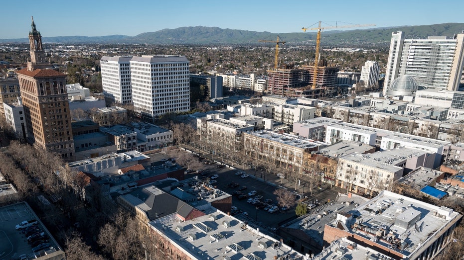 The San Jose skyline