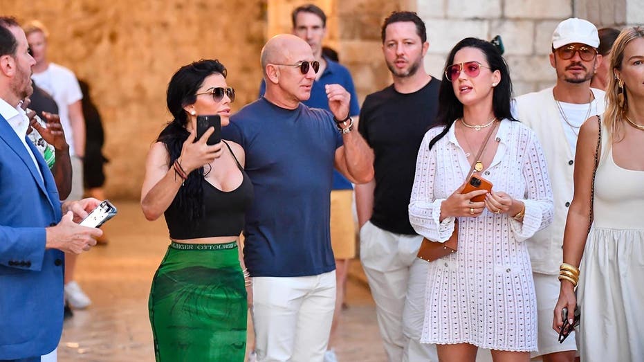 Jeff Bezos, Lauren Sanchez, Katy Perry and Orlando Bloom in Croatia