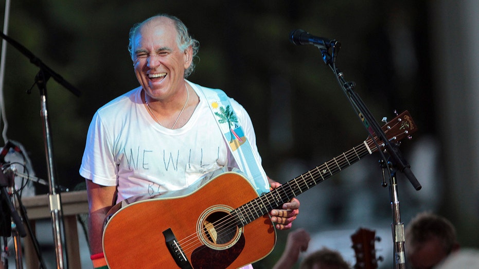 Jimmy Buffett laughing