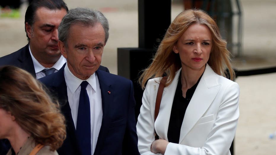 Bernard Arnault and Delphine Arnault