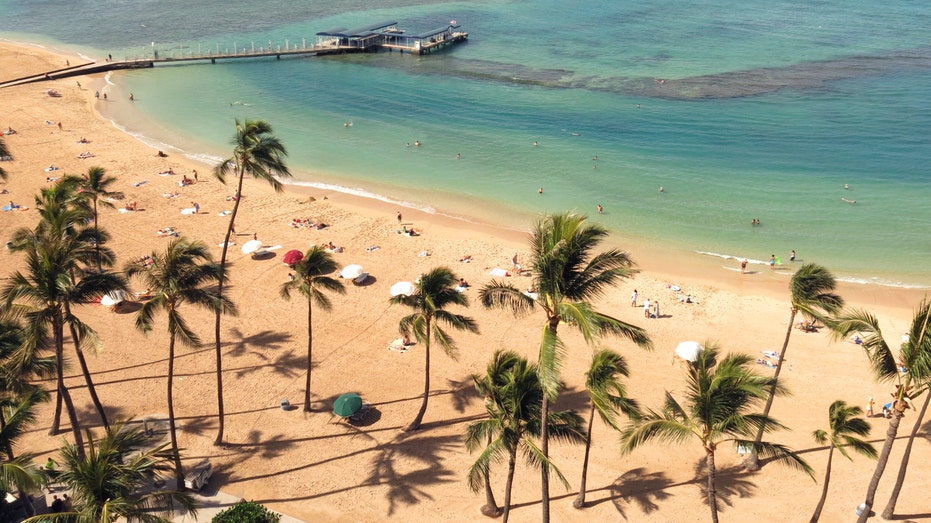 Duke Kahanamoku Beach in Hawaii