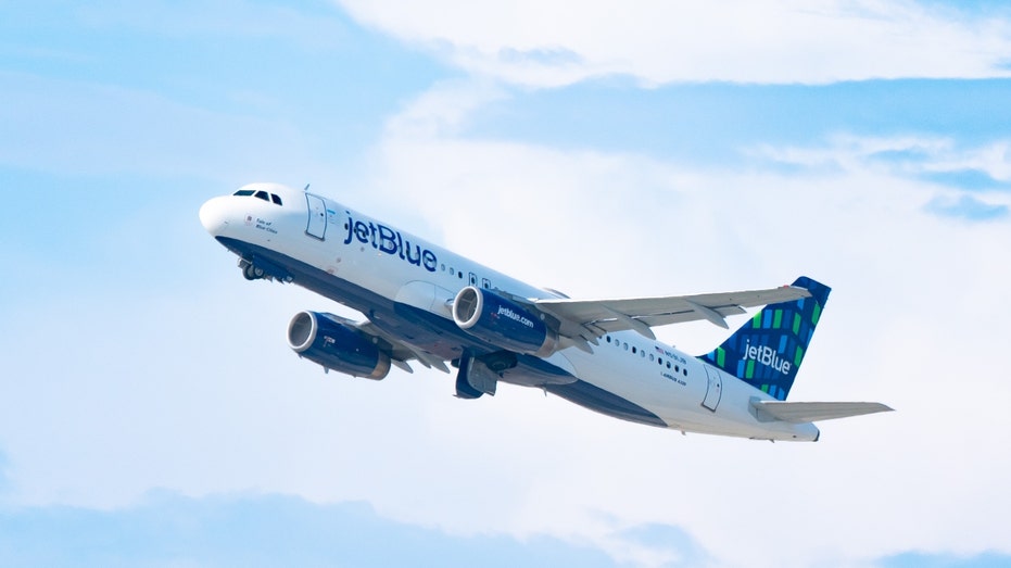 A JetBlue Airways plane