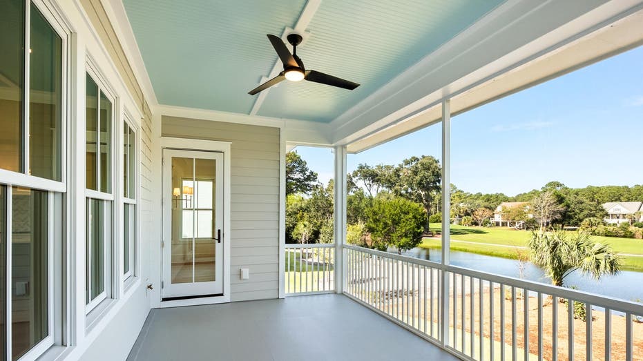 Porch with water view