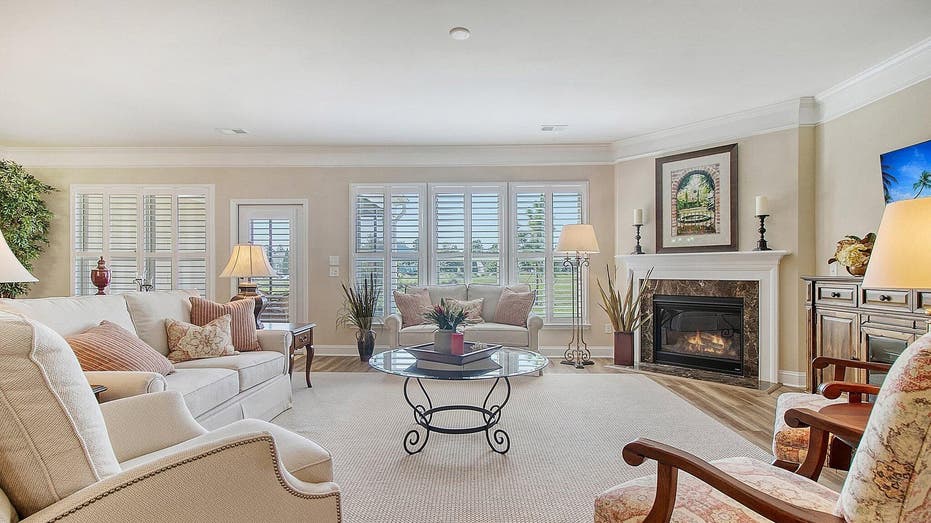 Living room in Summerville house