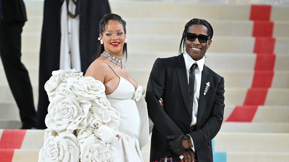 rihanna asap rocky at met gala