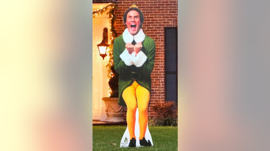 buddy the elf cardboard cut out