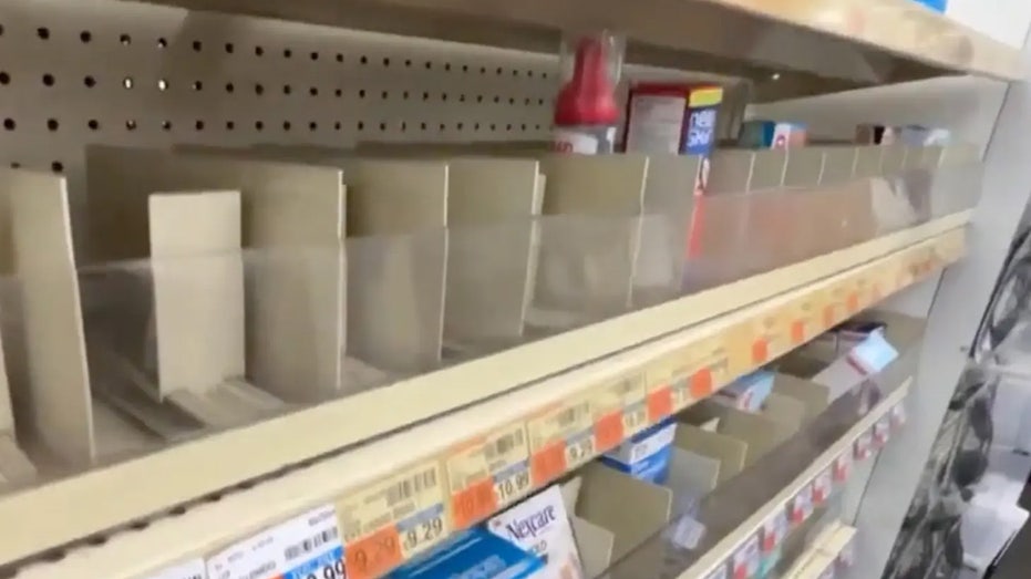 CVS store shelves