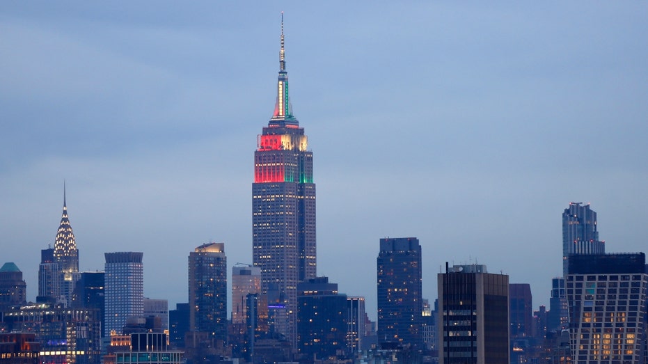 The Empire State Building in New York City