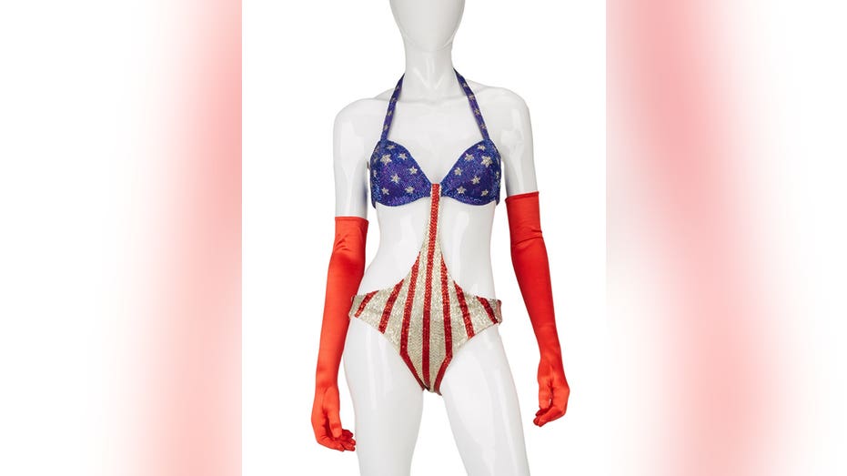 Raquel Welch star spangled bikini worn in a movie