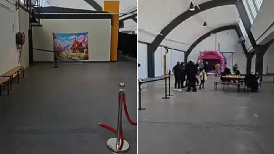 Split image of Wonka experience