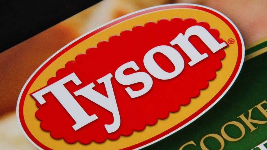 Tyson Foods logo on packaged meat produce