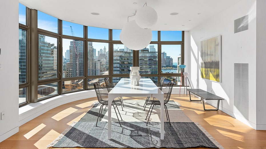 Olsen Twins penthouse dining room