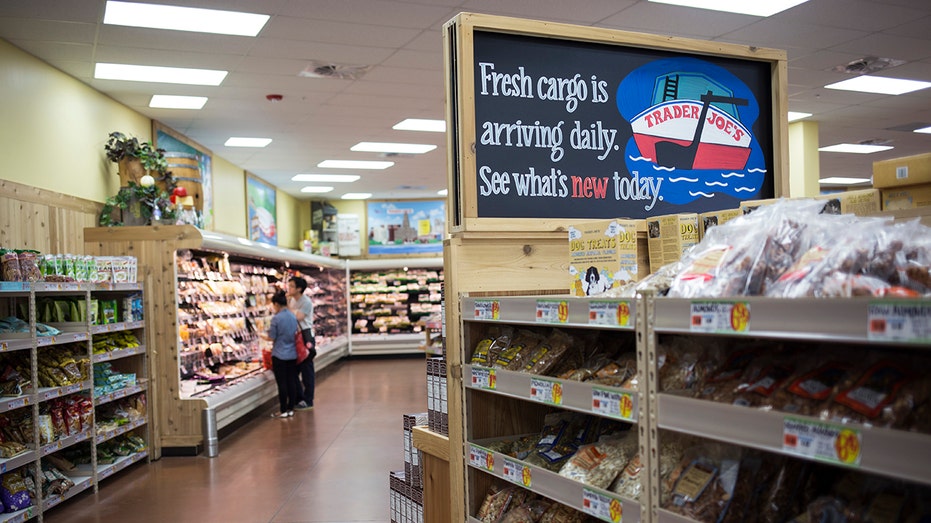 The inside of a Trader Joe's store