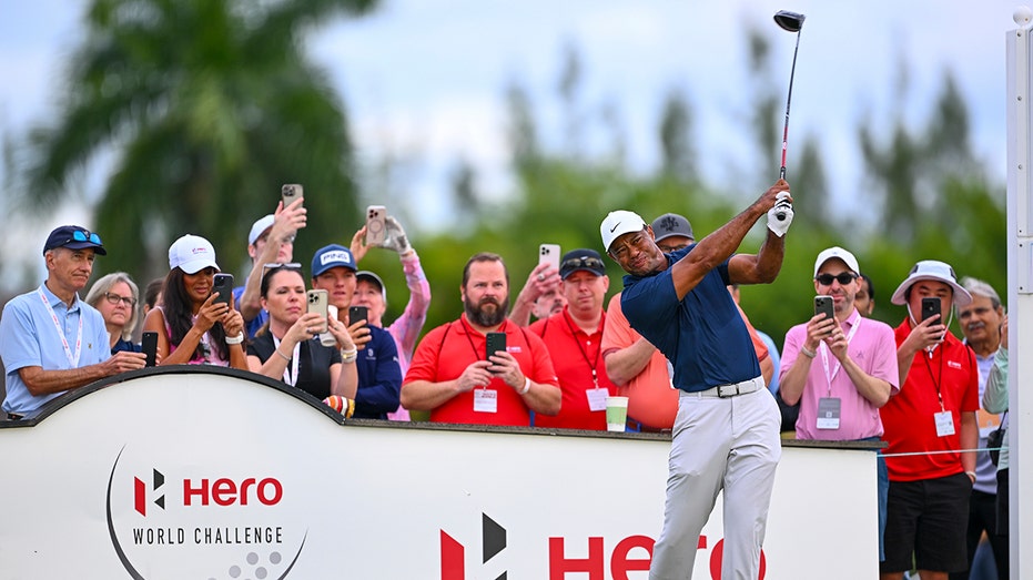 Tiger Woods at the Hero World Challenge