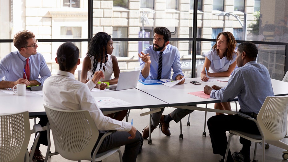 business team in a meeting